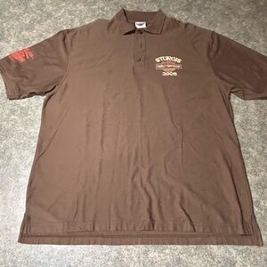 Harley Davidson Polo 2XL Sturgis Men’s Shirt 2008 Motorcycle Biker Casual